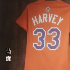 majestic マジェスティック　MLB  ALL-STAR GAME 2013「NATIONAL／HARVEY　３３」両面プリントＴシャツ　※訳アリ価格のサムネイル