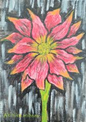 Akihiko Mihara, Salon d'Automne selected artist [KODAIBANA] Oil painting, SM size, original oil drawing, fine art, contemporary art, small piece, painting, botanical illustration, realistic painting, flower, artwork, oil painting, flower painting, canvas art, interior coordination