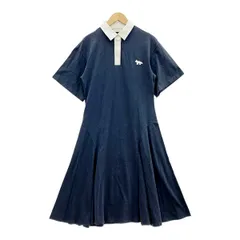 MAISON KITSUNE メゾンキツネ ポロワンピース GW01694KJ0070 ラグビー フレア レディース Mサイズ ネイビー トップス DL18975■のサムネイル