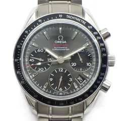 オメガ OMEGA 腕時計 スピードマスター デイト 323.30.40.40.06.001 クロノメーター クロノグラフ タキメーター スモールセコンド 夜光 サンレイ グレー/ブラック文字盤 SS 自動巻き 【箱・保付き】 【中古】のサムネイル