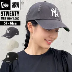 キャップ ニューエラ NEW ERA 9twenty レディース MLB バイザーロゴ LA NY 深め 帽子 ダメージ加工 シンプル おしゃれ かわいい ブラック ストーン グラファイト サイズ調整 コットン 1474