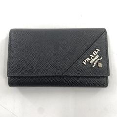 PRADA サフィアーノレザー 6連キーケース ブラック - メルカリ