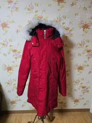 (正規品)MOOSE KNUCKLES ムースナックルズ レディース レッド ダウンジャケット ロング丈 S/P (55 スリム66 オススメ)のサムネイル