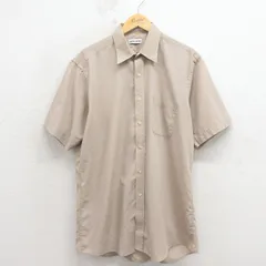 XL/古着 ピエールカルダン 半袖 ブランド シャツ メンズ 90年代 90s ロング丈 ベージュ 26apr15のサムネイル