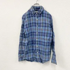 L.L.Bean　エルエルビーン　長袖シャツ　フラップポケット　チェック柄　マルチカラー　Mサイズ　古着【値引き交渉OK！】