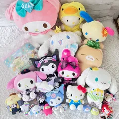 サンリオ ぬいぐるみ 大量まとめ売り 当たりくじ レトロキティ マスコット多数 22点セット タグあり多数  クロミ シナモロール Sanrio 222