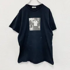半袖フォトプリントTシャツ　両面プリント　黒　ブラック　XLサイズ　古着【値引き交渉OK！】
