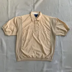 vintage 80s~ TOWNCRAFT タウンクラフト ポロ シャツ コットン シャツ Begie ベージュ Mサイズ No.I201のサムネイル