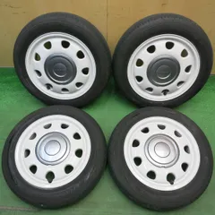 バリ溝！23年！8.5分★スズキ アルト ラパン ショコラ 純正 155/65R14 ダンロップ エナセーブ EC300+ 14インチ PCD100/4H★6050510HAノのサムネイル