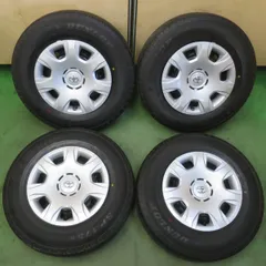 新車外し★トヨタ 200系 ハイエース 純正 スチール 195/80R15 107/105N ダンロップ SP175N 15インチ PCD139.7/6H★6050515イノのサムネイル