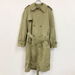 ダブルトレンチコート　ロングコート　ベージュ　40サイズ　古着【値引き交渉OK！】のサムネイル