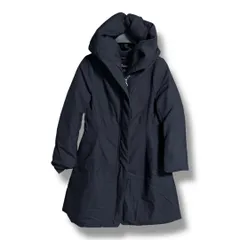 UNIQLO ＋J ユニクロ プラスジェイ ジルサンダー ウールブレンド フードダウンコート アウター 長袖 ジップアップジャケット 防寒 レディース サイズS ネイビー 冬 ゴーゴー古着久喜倉庫店 8 No.K1961のサムネイル