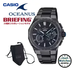 【【新品・正規品】CASIO OCEANUS カシオ オシアナス OCW-T6000B BRIEFING ブリーフィング コラボレーションモデル 電波 ソーラー モバイルリンクのサムネイル