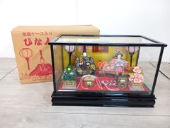 雛人形 オルゴール付ケース入五段飾り 江戸木目込 - メルカリ