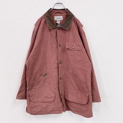 L.L.BeanカバーオールハンティングジャケットピンクXLコーデュロイ襟