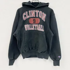 00s　Champion　チャンピオン　プレミアムリバースウィーブ　スウェットパーカー/フーディー　ブラック　Sサイズ　古着【値引き交渉OK！】