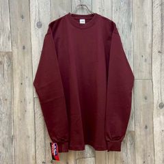 90s USA製 Russell Athletic 無地 ロンT XL えんじ - メルカリ