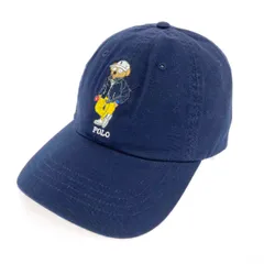 POLO RALPH LAUREN ポロラルフローレン キャップ 表記サイズ:oneSize/59cm ポロベア    ネイビー ユニセックス / 240001202399
