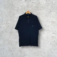 POLO RALPH LAUREN ポロラルフローレン CLASSIC FIT 半袖ポロシャツ 3つボタン ポニー刺繡 L/Gサイズ Vietnam製 ネイビー