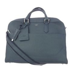 セラピアン ビジネスバッグ ブリーフケース レザー ブルー 2way 付属品