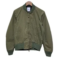 【中古】　RonHerman　MA-1　ブルゾン　アウター　ベースボールカラー　無地　サイドポケット　日本製　古着　/1584のサムネイル