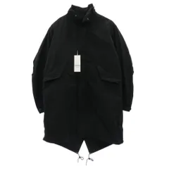 ATON エイトン CMAGGW6983 AIR WEATHER FISHTAIL COAT エアーウェザー フィッシュテール モッズコート ブラック系 04【極上美品】【中古】のサムネイル