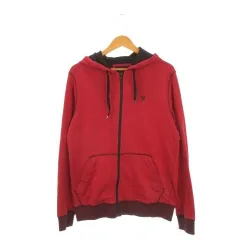 ハーレー Hurley パーカー ジャケット 上着 S 赤 レッド 長袖 フード付き ジップアップ /AH24 ■ECC004