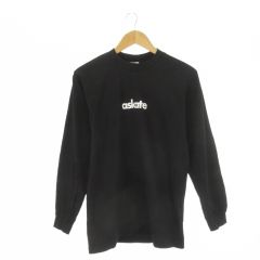 プラダ PRADA 22AW Tシャツ ロンT カットソー 長袖 ハイネック XS 黒