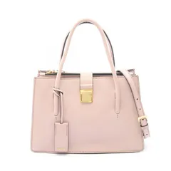 ミュウ ミュウ Miu Miu ハンドバッグ MADRAS マドラス 2WAY ピンク レザー マドラス 2wayショルダー レディース Used A