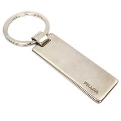 PRADA プラダ キーリング チャーム プレート イタリア製 保存箱 付き