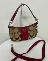 COACH コーチ シグネチャー 2way トゥー トート ショルダ―バッグ クロス