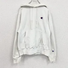 Champion　チャンピオン　リバースウィーブ　スウェットパーカー/フーディー　白　ホワイト　Sサイズ　古着【値引き交渉OK！】