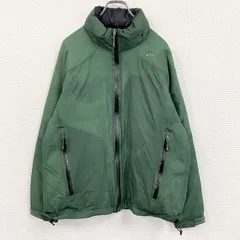 MIZUNO　ミズノ　BREATH THERMO　フルジップダウンジャケット　ダウン90%　緑　グリーン　Mサイズ　古着【値引き交渉OK！】のサムネイル