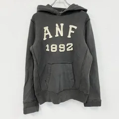 90s　Abercrombie&Fitch　アバクロンビー&フィッチ　スウェットパーカー/フーディー　ブラック　Sサイズ　古着【値引き交渉OK！】