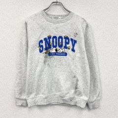 PEANUTS 땅콩 SNOOPY 스누피 스웨트/트레이너 서리 내리기 그레이 M사이즈 헌옷[가격 인하 교섭 OK!]