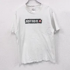 ～00s　NIKE　ナイキ　半袖Tシャツ　JUST DO IT　ヴィンテージ　白　ホワイト　Mサイズ　古着【値引き交渉OK！】