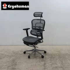 ◆Ergohuman◆ エルゴヒューマン Pro Ottoman プロ オットマン オフィスチェア ハイタイプ ヘッドレスト有 キャスターチェア 15万のサムネイル