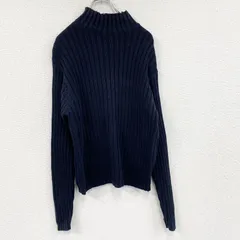 90s　OLD GAP　オールドギャップ　コットンニットセーター　紺タグ　ヴィンテージ　紺　ネイビー　Sサイズ　古着【値引き交渉OK！】