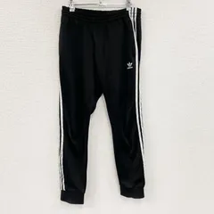 adidas　アディダス　トラックパンツ/ジャージパンツ　トレフォイルロゴ　黒　ブラック　古着【値引き交渉OK！】