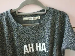 ザラ レオパードTシャツ m