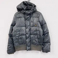 G-STAR RAW　ジースターロゥ　フード付きダウンコート　比翼仕立て　黒　ブラック　Mサイズ　古着【値引き交渉OK！】のサムネイル