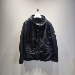 中古/正規品 STONE ISLAND ナイロン バタビアー フード ジャケット WHO XLのサムネイル