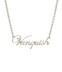 美品 ヴァンキッシュ ネックレス ロゴ メンズ VANQUISHのサムネイル