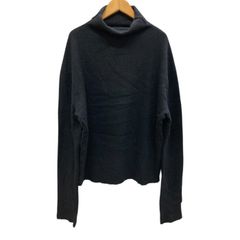 美品 45R インディゴ コットン タートルネックニット 45rpm 45rpm インディゴ 藍染め 超ガーゼ タートルネック ニットカットソー 1