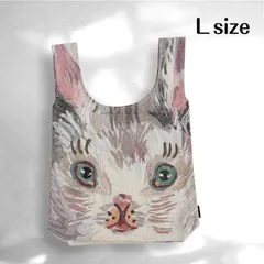 新品【匿名配送料込】ナタリーレテ 白うさぎフェイス トートバッグ BLANCHE bag (L)のサムネイル