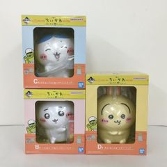 피규어 이치 반 쿠지 치이카와 모두라면 B상 C상 D상 3점 세트 치이카와 하치와레 토끼 BANDAI 미개봉 2512LBR032