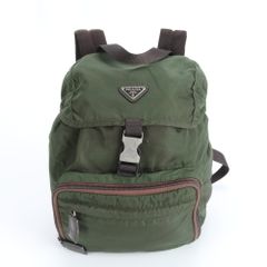 美品✨プラダ リュック バックパック ナイロン レザー 三角ロゴ 白タグ