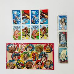 米国・キャラ】ミッキー&ベティ&ポパイ各5枚セット 昭和めんこ メンコ