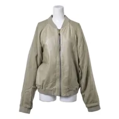 DIESEL 素材切替 ラムレザー ジップ ジャケット