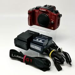 ジャンク】Panasonic LUMIX G1 本体 レッド - メルカリ